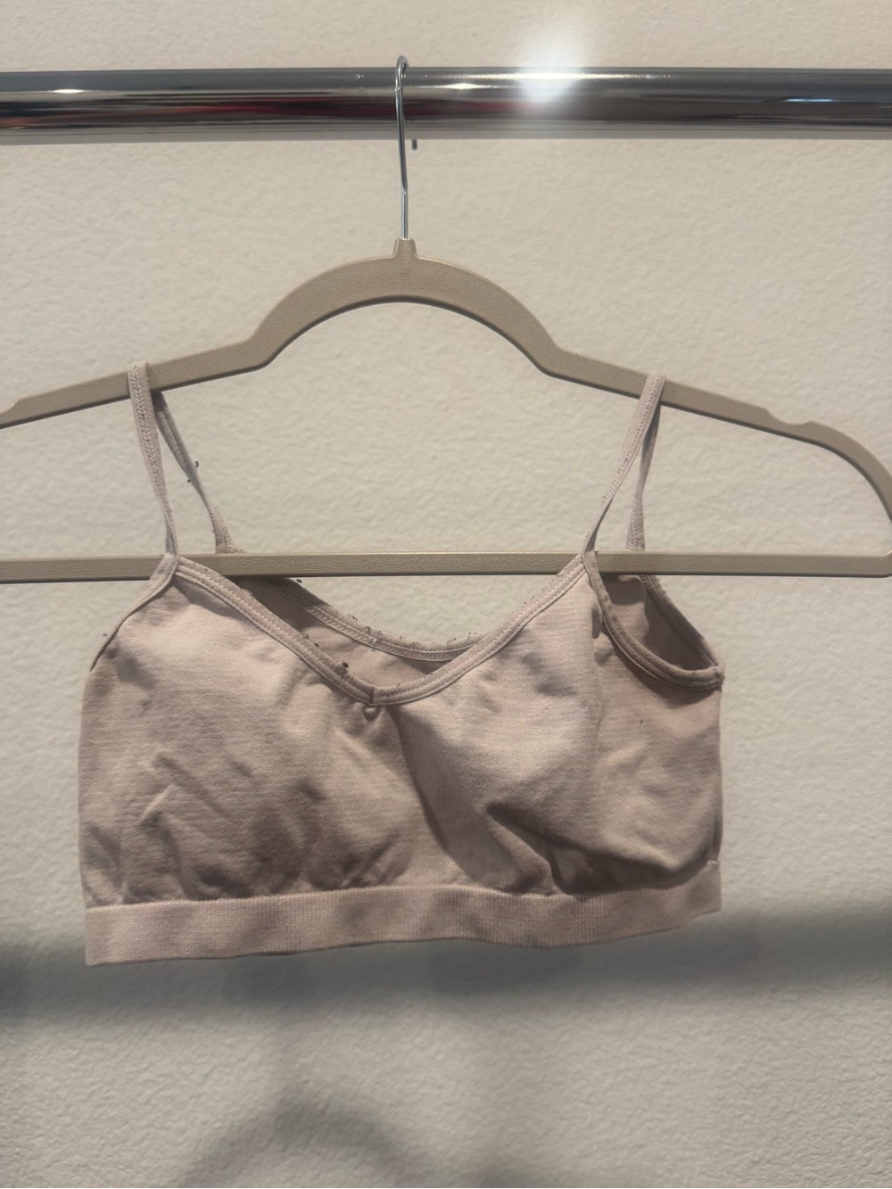 Source Unknown Light Taupe Bralette - Neutral Everyday Comfort